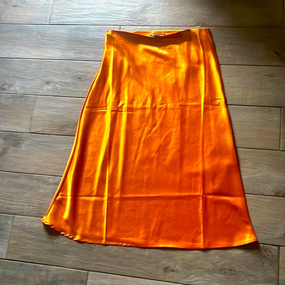 Orange skirt